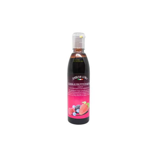 Glaze With Balsamic Vinegar Of Modena And Forest Fruits